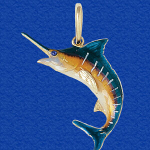 Marlin "Tail Walker" Enameled