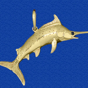 Black Marlin Pendant (Large)