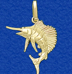 Fighting Sailfish Pendant