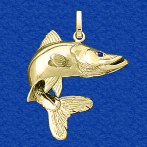 Snook in Action Pendant