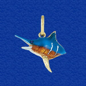 Marlin "Heads Up!" Enameled (Medium)