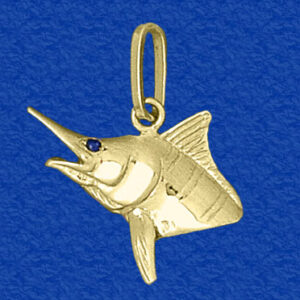 Marlin "Heads Up!" Pendant (Medium)