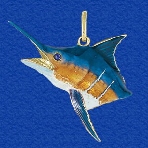 Marlin "Head-shot" Enameled (Large)