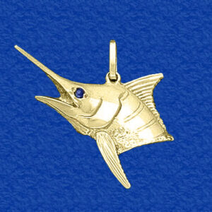 Marlin "Head-shot" Pendant (Large)