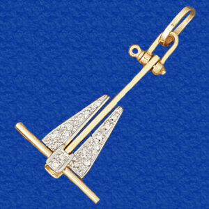 Medium Diamond Danforth Anchor