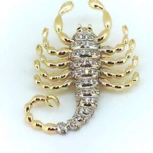 Diamond Lobster Pendant