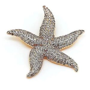 PAVE DIAMOND LARGE STARFISH PENDANT