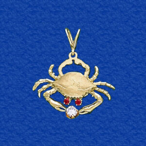 Large Crab Holding .20pt Diamond