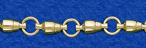 Tournament Fishing Swivel Gold Bracelet - SW-125 (14K Gold)