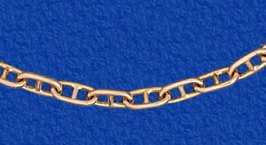 "Barbossa" Round Bar-Link Anchor Chain Medium (14-14)