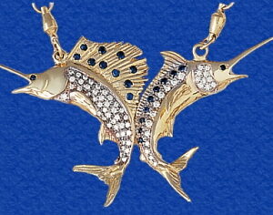 "Billfish Beauties" Ensemble 30lbs Swivel link Necklace (#14-59)
