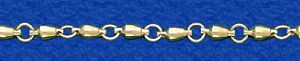 Tournament Fishing Swivel Gold Bracelet - SW-80 (14K Gold)