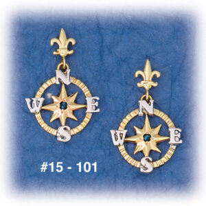 Compass Rose Earrings