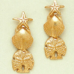 3 Shell Earrings