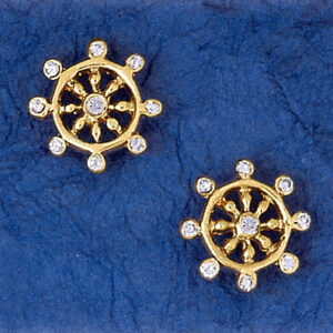 Ships Wheel with Diamond Center and Spokes