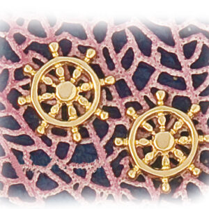 Ships Wheel Earrings