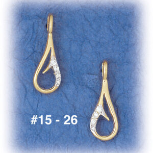 Diamond Hook Earrings