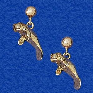 Manatee Earrings