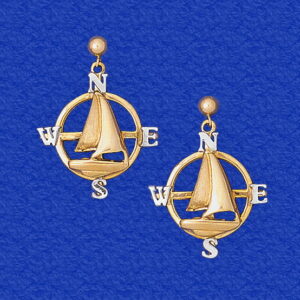 Our 4-Winds with Sloop Earrings