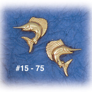 Curvy Sailfish Earrings