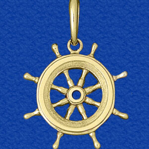 Ships Wheel Pendant