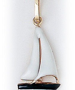 Sail Boat Enameled (Medium)