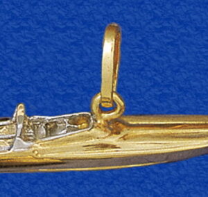 Race Boat Pendant 3D (Medium)