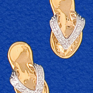 Diamond Sandal Earrings