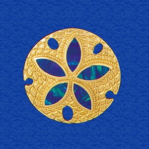 Opal Sand Dollar Pendant