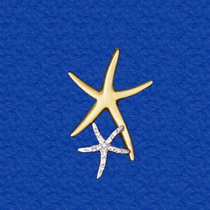 Mama and Baby Starfish Pendant