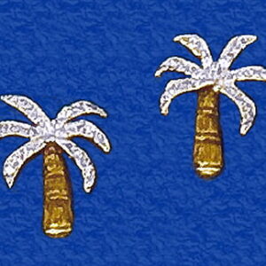 Diamond Palm Tree Earrings