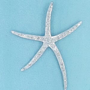 LARGE DIAMOND STARFISH PENDANT