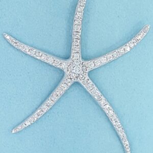 EXTRA LARGE DIAMOND STARFISH PENDANT