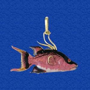 Hogfish Pendant Enameled (Medium)