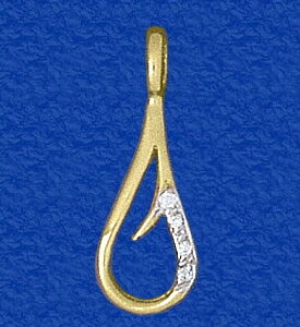 Small Diamond Hook Closed