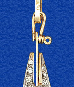 Danforth Anchor With Diamonds
