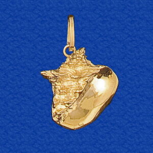 Large Conch Shell Pendant