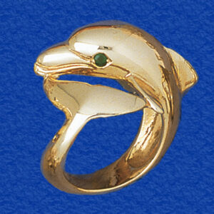 Large Porpoise Wraparound Ring