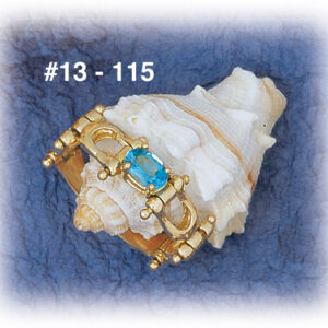 Topaz Shackle Flex Ring
