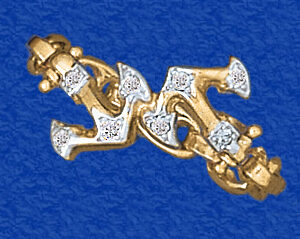 Twin Diamond Anchor Flex Ring