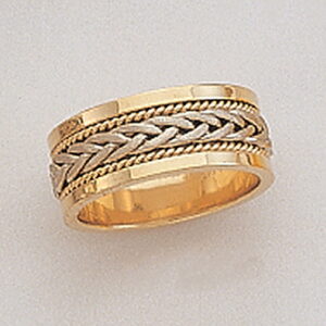 Turks Head Ring / Band (2 Strand Turk's 14K Gold)