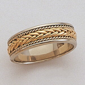 Turks Head Ring / Band (2 Strand Turk's 14K Gold)