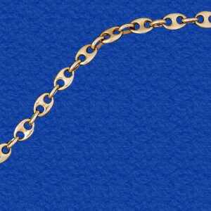 Puff Anchor Bar-Link Bracelet Small (14-07)