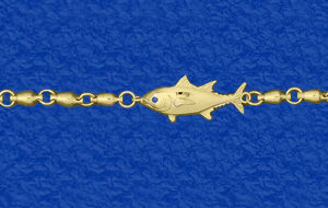 "Fish On" Tuna SW-80 lbs. Swivel Bracelet (14-107)