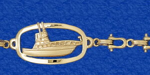 Sport Fisher on Shackle in Porthole Frame (14-134)