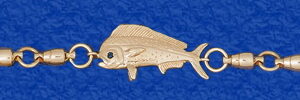 "Fish On" Bull Dolphin SW-125 Swivel Bracelet (14-142)