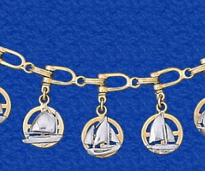 Sail Plan Charm Bracelet
