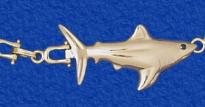 "Fish On" Shark Shackle Bracelet (14-11)