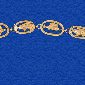 "The Original Port Hole" Fish Slam Bracelet (14-177)