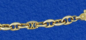 Bar-Link/Shackle and Pulley with Rope Bracelet (14-32)